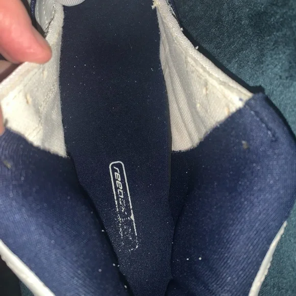 REEBOK HEXALITE VINTAGE 2000 Size 9 1/2 white with navy blue accents. Worn twice - Picture 5 of 8